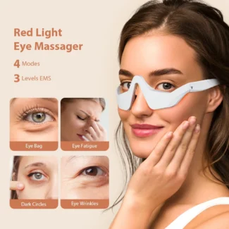 Under-Eye EMS & Red Light Therapy Glasses